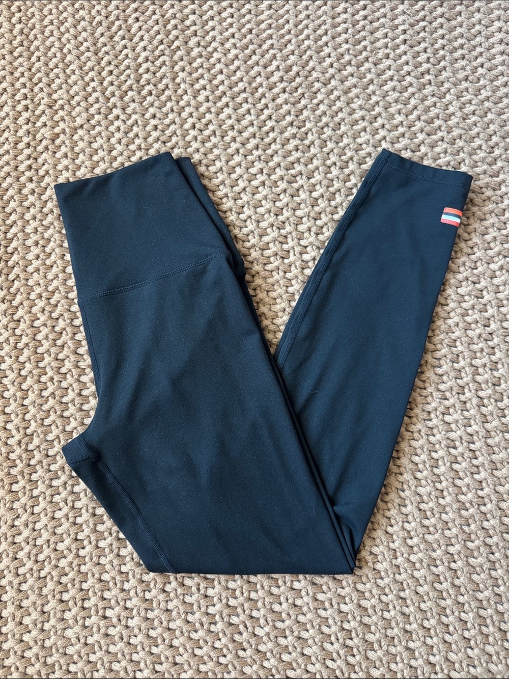 P.E Nation Women's Black Activewear Leggings Medium High Waisted Athletic